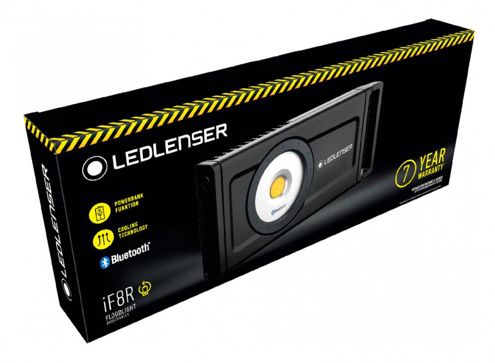 Универсальный фонарь LED LENSER IF8R черный 4500Вт [502002]