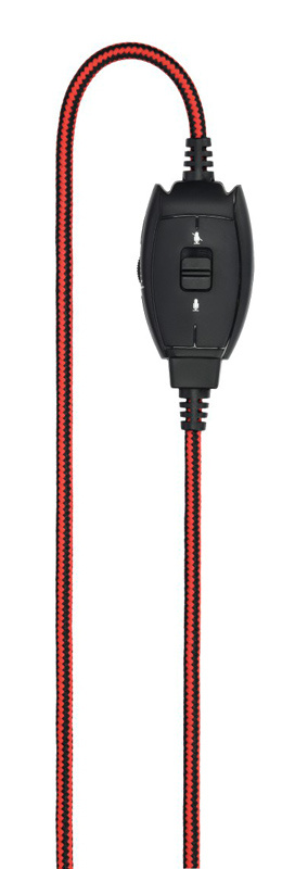 Гарнитура HAMA HS-USB400 для компьютера накладные черный / красный [00139927]