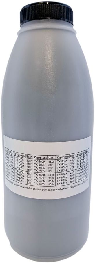 Тонер CET PK202 для Kyocera FS-2126MFP/2626MFP/C8525MFP черный 100грамм бутылка