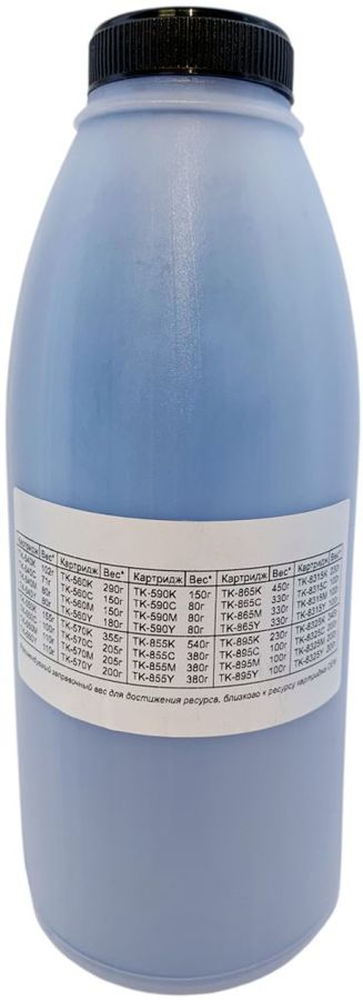 Тонер CET PK202 для Kyocera FS-2126MFP/2626MFP/C8525MFP голубой 100грамм бутылка
