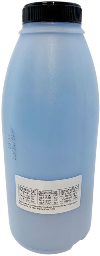 Тонер CET PK206 для Kyocera Ecosys M6030cdn/6035cidn/6530cdn/P6035cdn голубой 100грамм бутылка