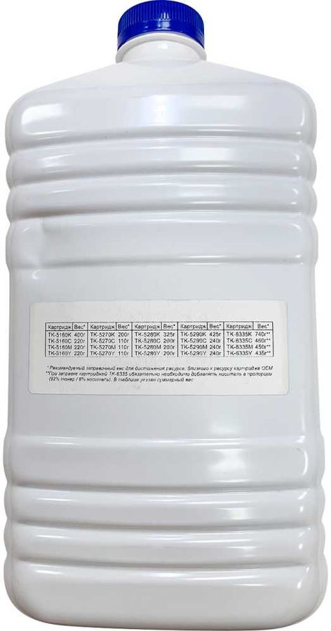 Тонер CET PK210 для Kyocera Ecosys P6230cdn/6235cdn/7040cdn черный 500грамм бутылка