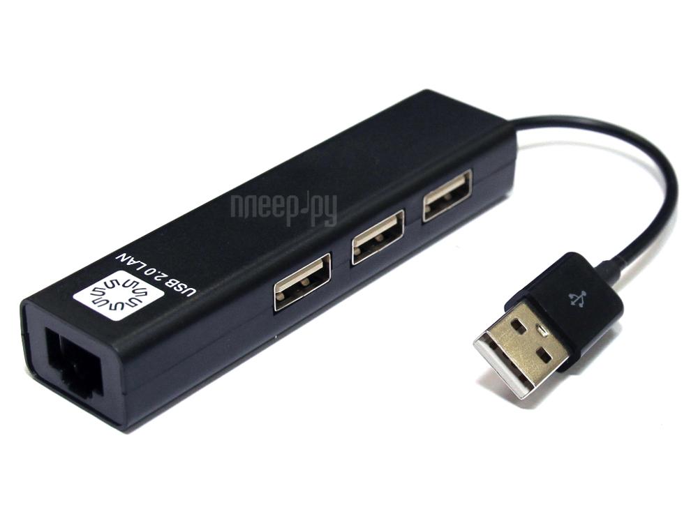 Сетевая карта 5bites UA2-45-06BK USB 3.0 100Mbit Black