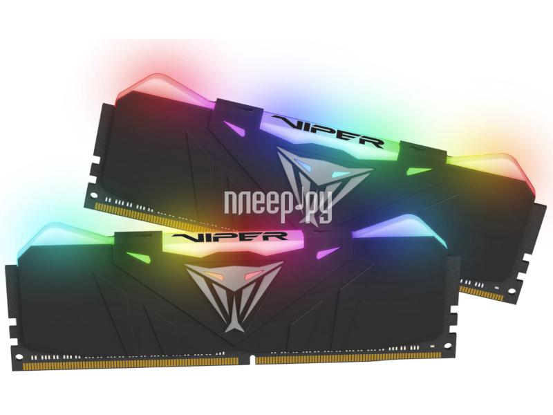 DDR4 16GB KITof2 PC-24000 3000MHz Patriot Viper RGB (PVR416G300C5K) CL15 RTL