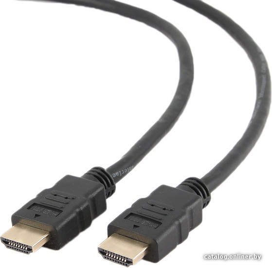 Кабель HDMI- HDMI Gembird 1.8m ver2.0, (CC-HDMI4-6), позолоченные контакты, Black