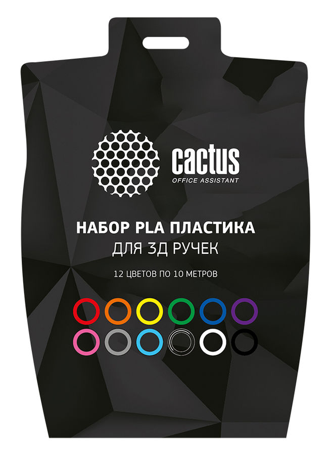PLA-пластик для 3D ручки Cactus CS-3D-PLA-12x10M