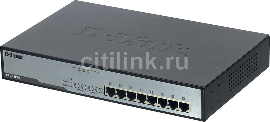 Switch D-Link DGS-1008MP/A1A/A2A 8-port