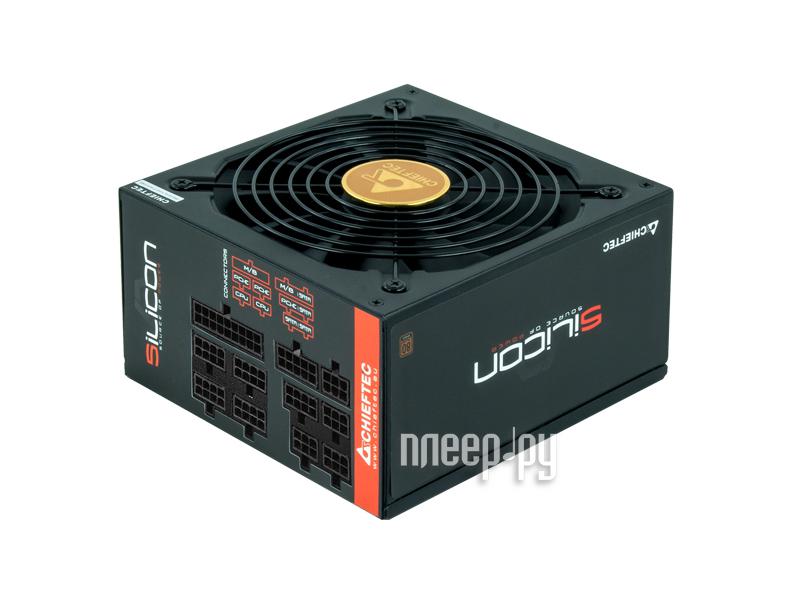 БП Chieftec Silicon 850W SLC-850C (ATX 2.3, 850W, 80 PLUS BRONZE, Active PFC, 140mm fan, Full Cable Management) RTL