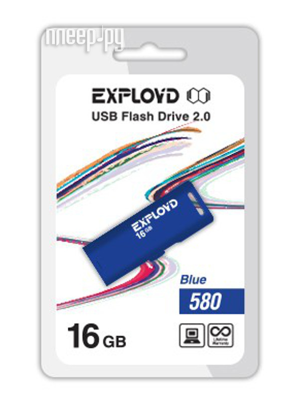 16 Gb Exployd 580 EX-16GB-580-Blue USB2.0