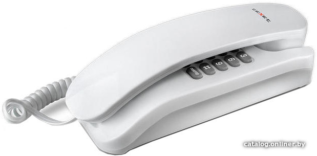 Телефон проводной TeXet TX-215 белый