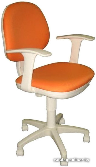Кресло Бюрократ CH-W356AXSN/15-75 оранжевый 15-75 (пластик белый)