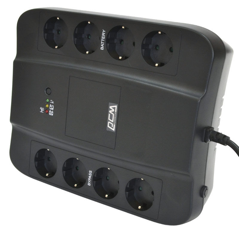 Источник бесперебойного питания Powercom SPD-650E 650VA/390W off-line USB (4+4 EURO) 12V/7.2Ah*1