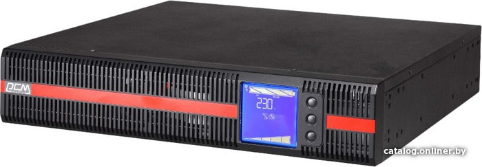 Источник бесперебойного питания Powercom MRT-1000 1000VA/1000W 2U/LCD/USB/RS-232/Dry/EPO/SNMPslot/RJ11/45/ВБМ (4 IEC C13) 12V/7Ah*3