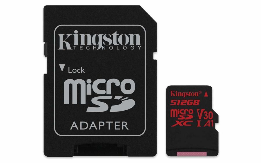 Micro SD 512 Gb Kingston Canvas React Class 10 SDCR/512GB