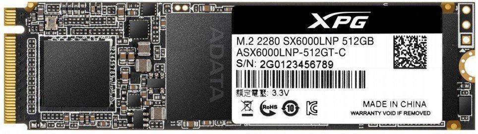 SSD M.2 A-Data 512Gb SX6000 Lite (ASX6000LNP-512GT-C)