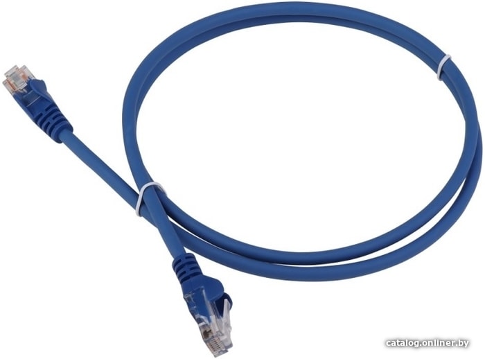 Патч-корд Lanmaster LAN-PC45/U6-2.0-BL вилка RJ-45 кат.6 2м синий LSZH (уп.:1шт)