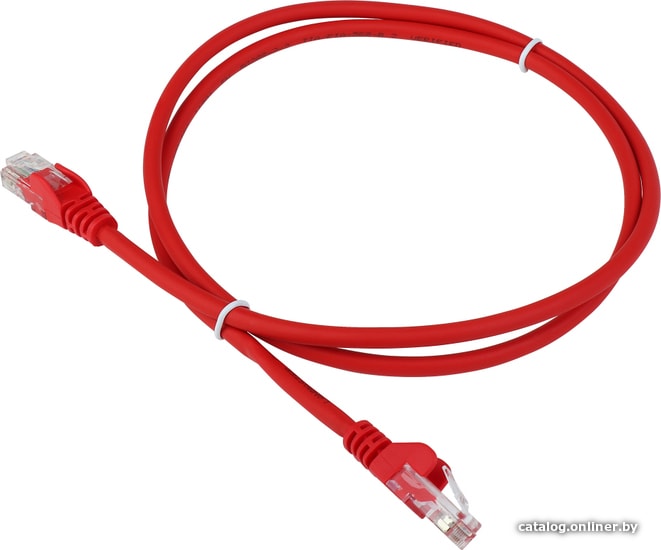 Патч-корд Lanmaster UTP LAN-PC45/U5E-0.5-RD вилка RJ-45 кат.5е 0.5м красный LSZH (уп.:1шт)