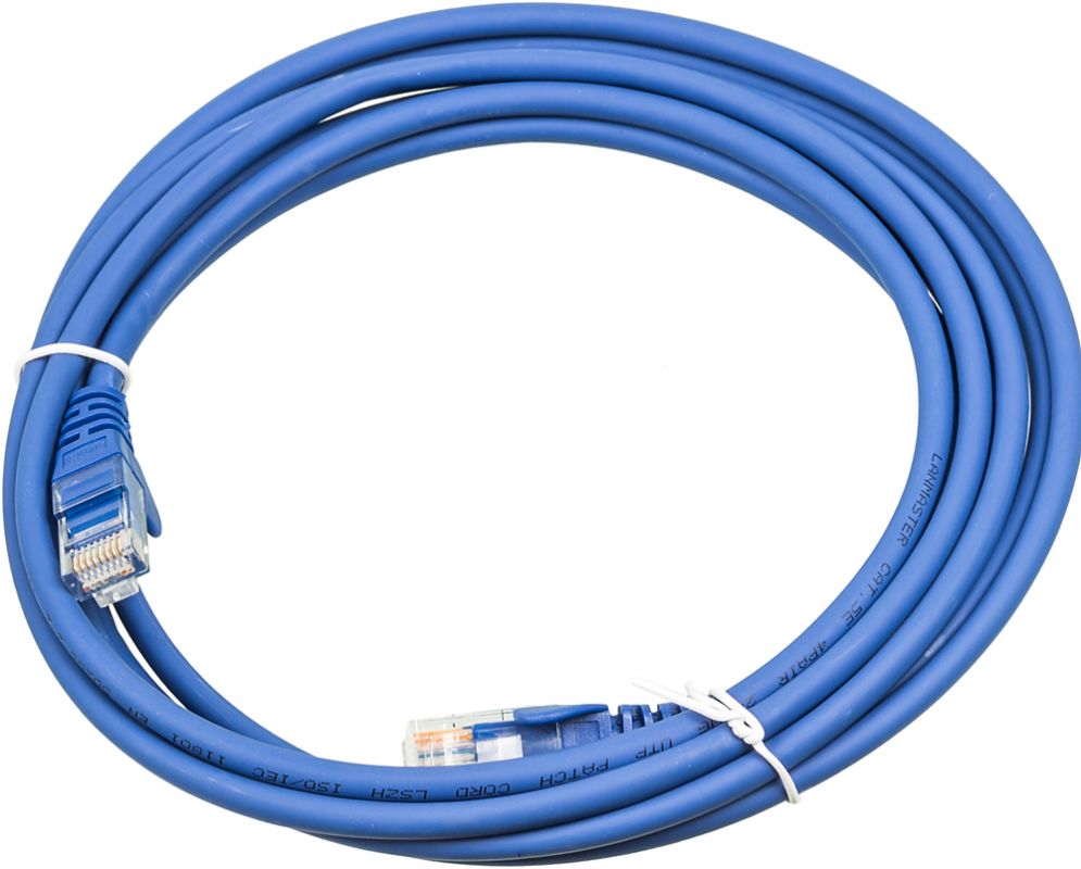 Патч-корд Lanmaster UTP LAN-PC45/U5E-3.0-BL вилка RJ-45 кат.5е 3м синий LSZH (уп.:1шт)