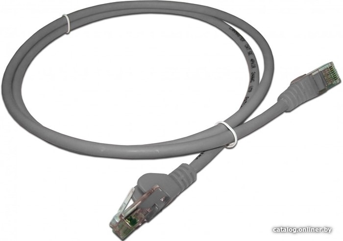 Патч-корд Lanmaster UTP LAN-PC45/U5E-2.0-GY вилка RJ-45 кат.5е 2м серый LSZH