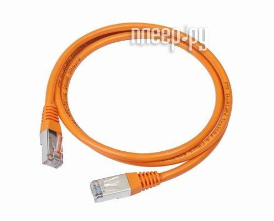 Патч-корд UTP Cablexpert PP12-1M/O  кат.5e, 1м, литой, многожильный (оранжевый)