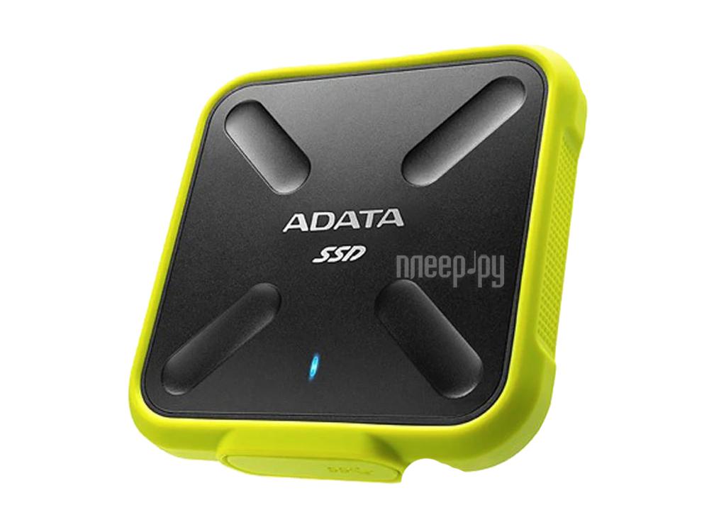 External SSD USB3.1 A-Data 256GB SD700 (ASD700-256GU31-CYL) Yellow RTL