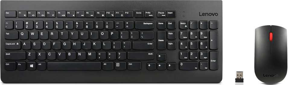 Клавиатура + мышь Lenovo Essential Wireless 4X30M39487