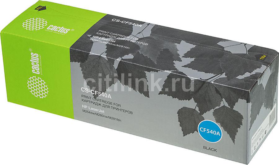 Картридж Cactus CS-CF540A Black для HP LJ M254dw/M280nw/M281fdn