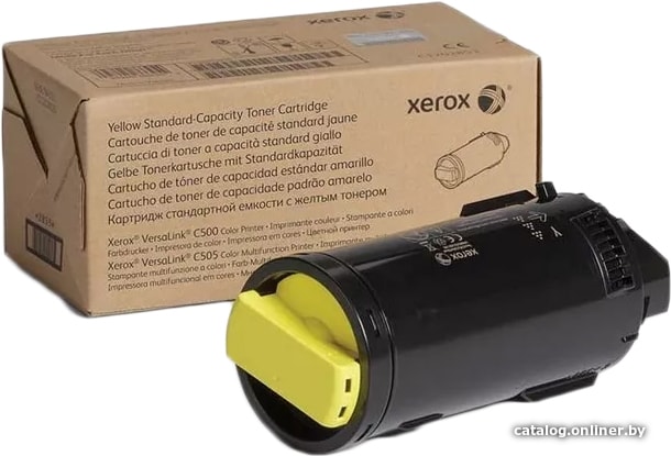 Тонер XEROX 106R03886  желтый,yellow (9000 стр) для XEROX  VersaLink C500/C505  (Channels) 106R03886