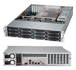 Опции Supermicro Chassis 2U 19  E-ATX LP Black, 8xSAS/SATA 12Gb/s +4xNVMe HS Bays, R920W CSE-826BAC4-R920LPB