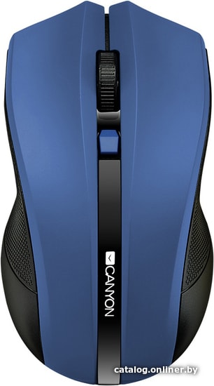 Mouse Wireless Canyon CNE-CMSW05BL, 2.4Ghz wireless OpticalP Mouse with 4 buttons, DPI 800/1200/1600,Pголубой CNE-CMSW05BL