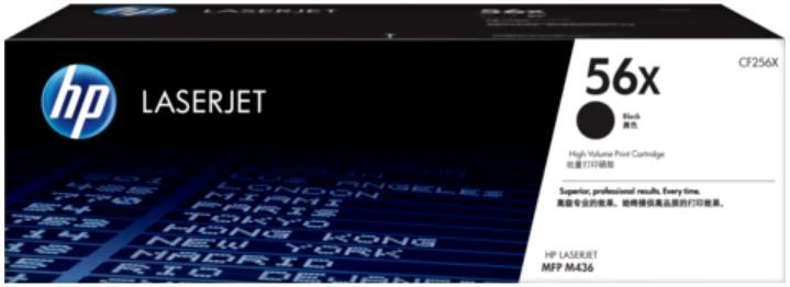 Картридж  HP 56X Black LaserJet Toner Cartridge CF256X