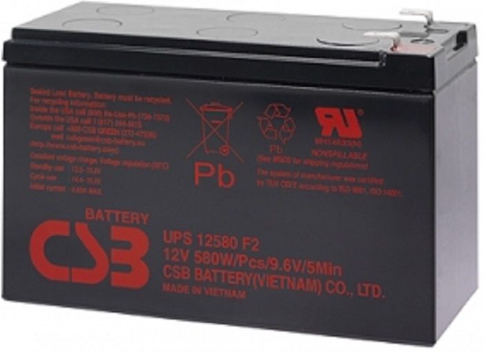 UPS Аккумулятор CSB 12580 (12V, 9.4Ah)