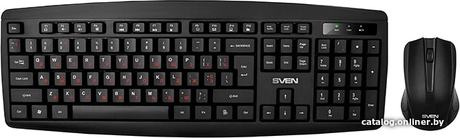 Клавиатура + мышь Sven KB-C3100W Black