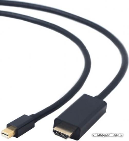 Кабель miniDP- HDMI Gembird, 1.8м (CC-mDP-HDMI-6), 20M/19M,  экран, пакет, Black