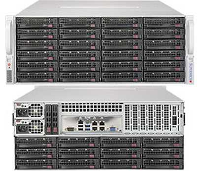 Серв. аксессуар - SuperMicro SSG-6049P-E1CR36L 4U Rackmount  847BE1C4-R1K23LPB  SAS3 (Broadcom 3008 AOC)  SATA3 (6Gbps) with RAID 0, 1, 5, 10