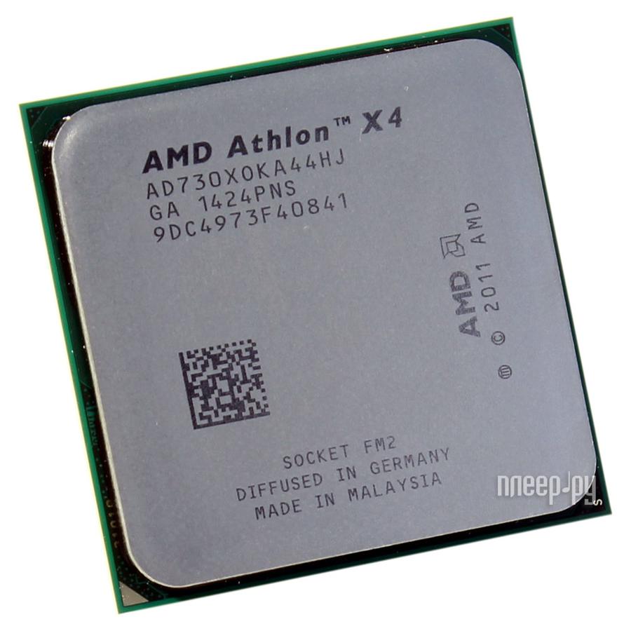 CPU Socket-FM2 AMD Athlon X4 730 (AD730XOKA44HJ) (2.8/3.2GHz, 4Mb L2, 65W, Trinity) OEM