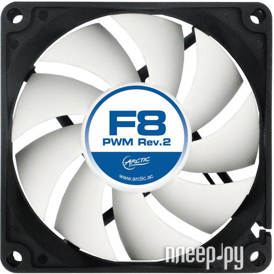 Вентилятор 80mm Arctic Cooling F8 PWM Rev.2, 850-2000RPM