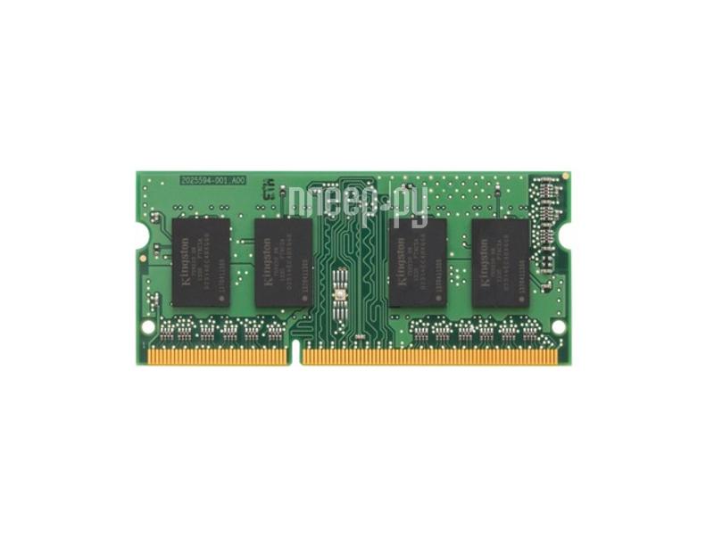 SO-DIMM DDR III 2048MB PC-10600 1333Mhz Kingston (KVR13S9S6/2) RTL