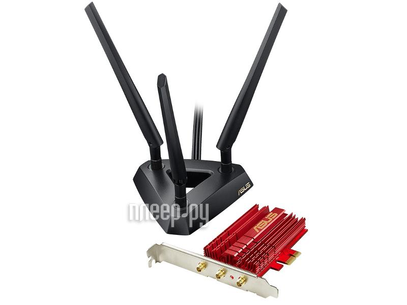 Wireless PCI-E Adapter 1900Mb/s ASUS PCE-AC68 (802.11a/b/g/n/ac) RTL