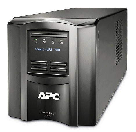 Источник бесперебойного питания APC Smart-UPS 750VA SMT750I Black USB