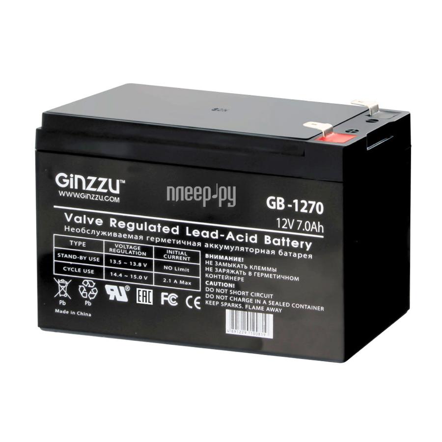 UPS Аккумулятор Ginzzu GB-1270 12V17Ah 