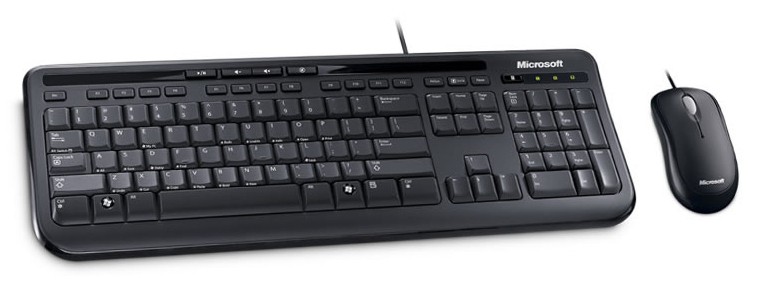 Клавиатура + мышь Microsoft Wired Desktop 600 (APB-00011) Black