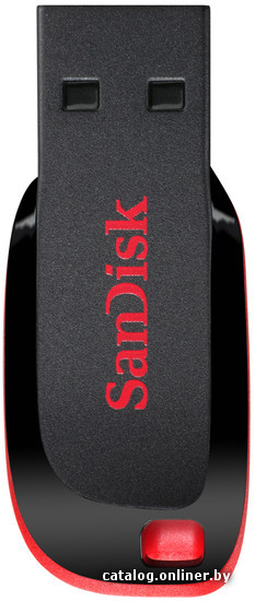 8 Gb SanDisk Cruzer Blade (SDCZ50-008G-B35), Black-Red, USB2.0