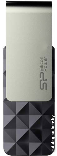 16 Gb USB3.0 Silicon Power Blaze B30 (SP016GBUF3B30V1K), Black-Silver