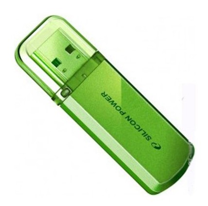 16 Gb Silicon Power Helios 101 (SP016GBUF2101V1N), зеленый, USB2.0
