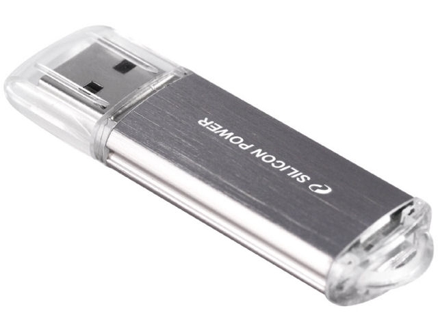 64 Gb Silicon Power Ultima II I-Series (SP064GBUF2M01V1S), серебр, USB2.0