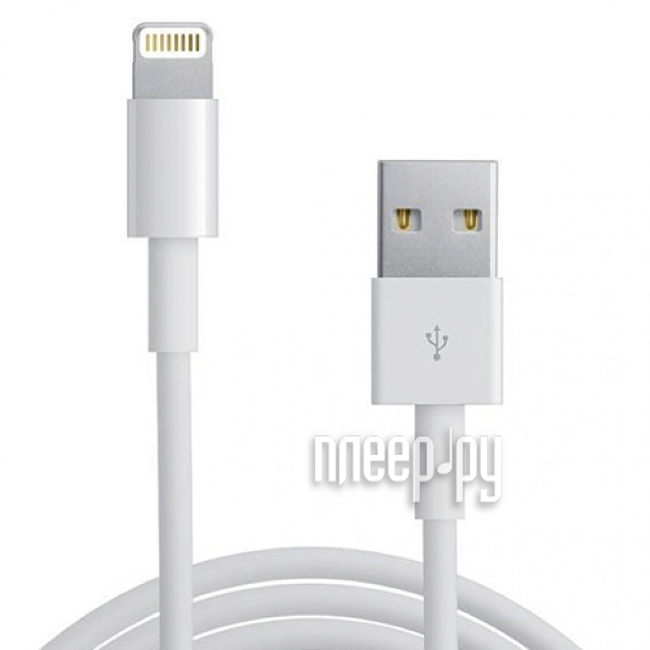 Кабель USB 2.0 Am-Apple 1.0m Gembird (CC-USB-AP2MWP) для iPhone5/6, White