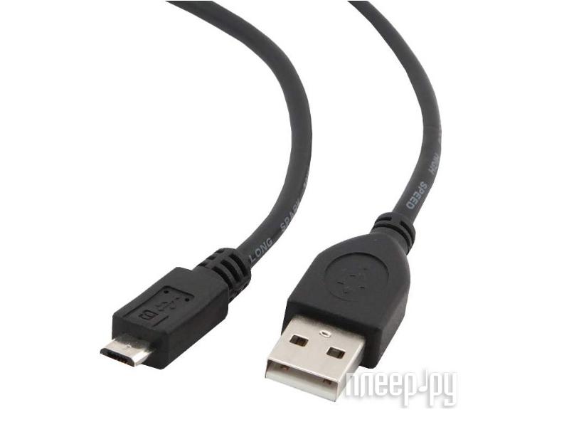 Кабель USB 2.0 A-microB 3.0m Gembird CCP-mUSB2-AMBM-10 Black