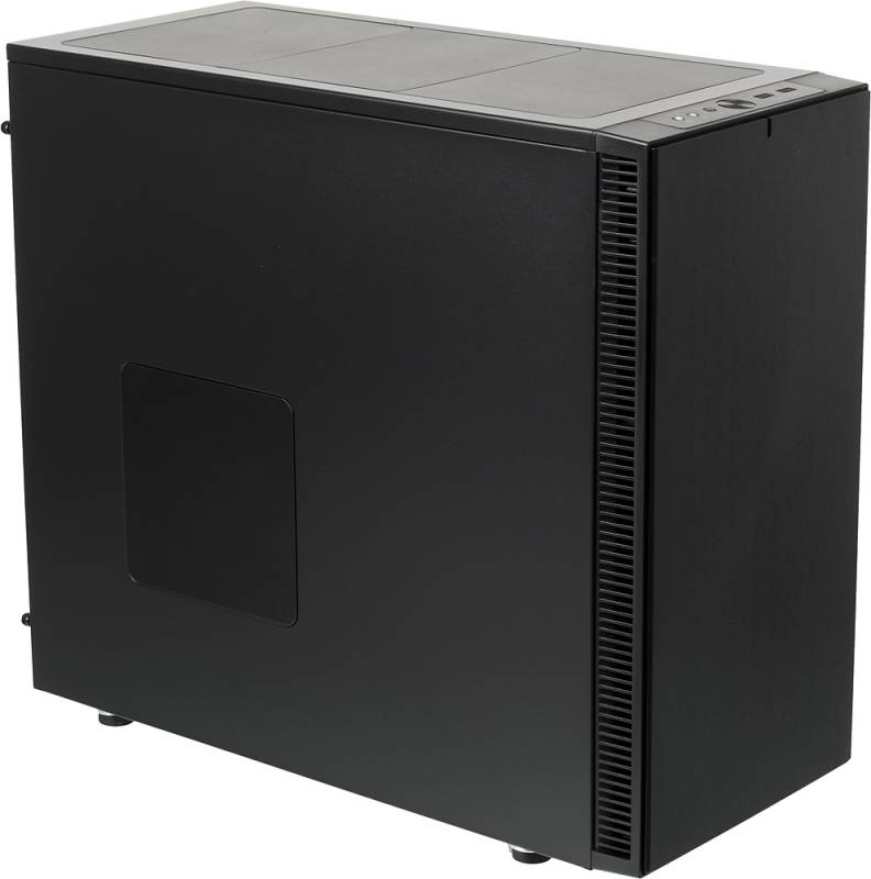 Корпус ATX Без БП Fractal Design S Black (FD-CA-DEF-S-BK) (2x140mm 2xUSB3.0 audio front door bott PSU) RTL