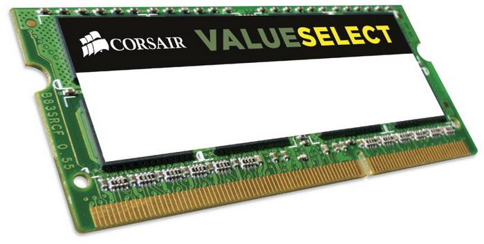 SO-DIMM DDR III 4096MB PC-12800 1600Mhz Corsair (CMSO4GX3M1C1600C11) RTL CL11 9-9-9-24 1,35V RTL